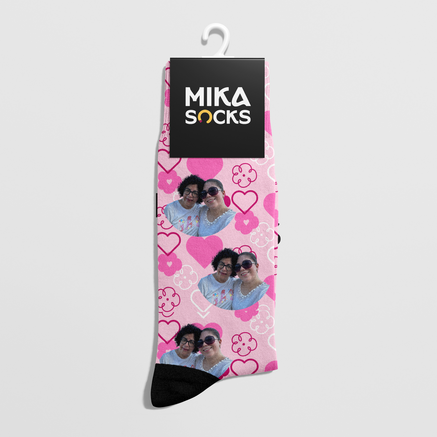 Corazones rosa